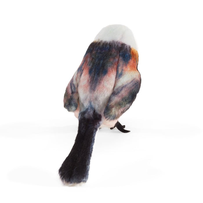 Folkmanis Mini Long Tailed Tit Finger Puppet Back View