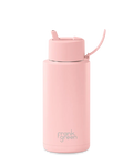 FRANK GREEN 34oz REUSABLE CUP BLUSHED FLIP STRAW LID