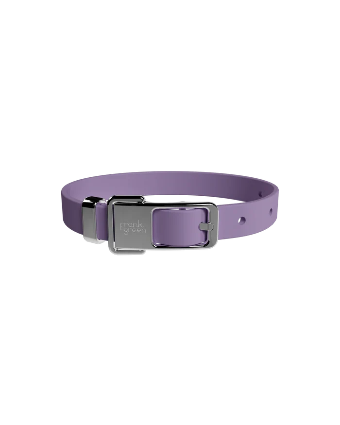 FRANK GREEN PET COLLAR + NAME TAG LILAC HAZE