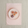 Set of 3 Nest & Stem Homewares cotton fruit print waffle weave tea towels, 50x70cm, featuring colorful fruit designs.