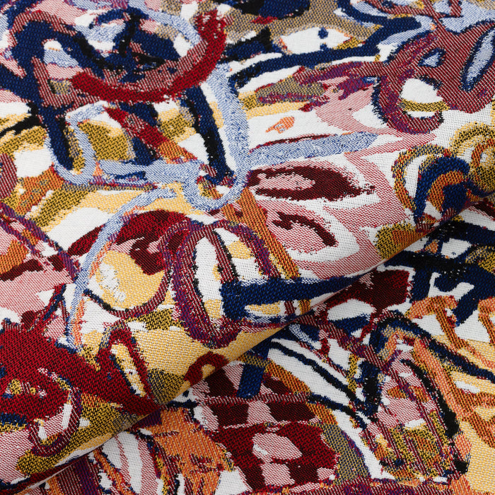 Close shot texture image of Graffiti – outdoor-safe woven fabric by Elaine Smith, ideal for high-end commercial and residential applications.