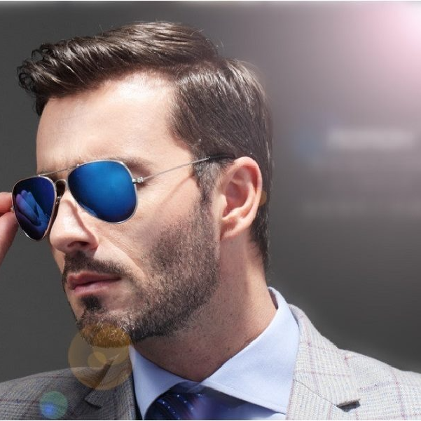 Dealonlinenz HD polarized sunglasses with anti-blue ray hydrophobic lenses, stylish frame, and protective features.