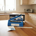 Dealonlinenz heat bag sealer with 200mm sealing width and spare wire, compact kitchen tool for airtight food storage.