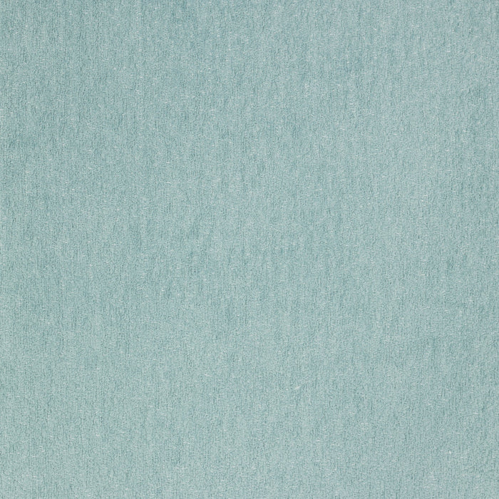 Detail image of Wam mist blue luxury outdoor safe woven fabric with soft satin chenille – Hibiscus Mist by Elaine Smith