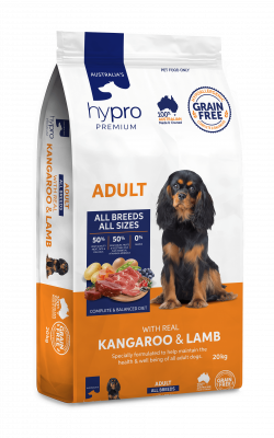 HYPRO PREMIUM ADULT GRAIN FREE KANGAROO & LAMB 2.5KG