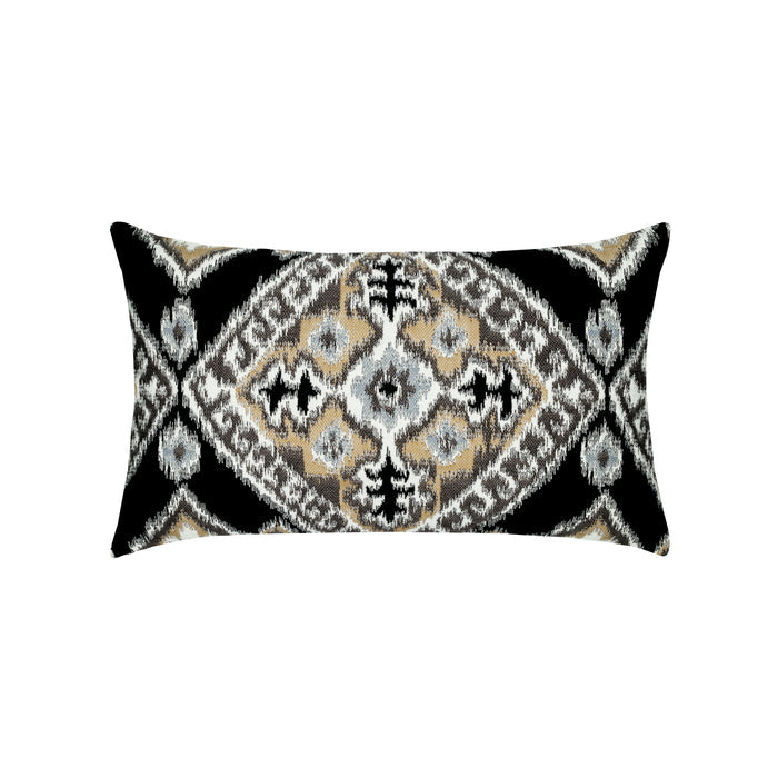 Ikat Diamond Onyx Double Sided | 12"x20"