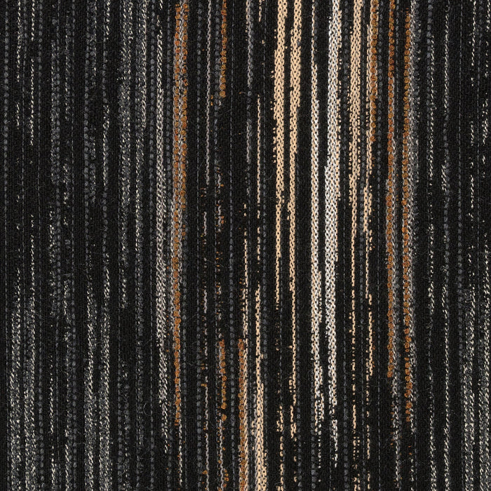 Detail image of Harvest tone outdoor-safe fabric with dynamic brushstroke design – Ingenuity Harvest by Elaine Smith