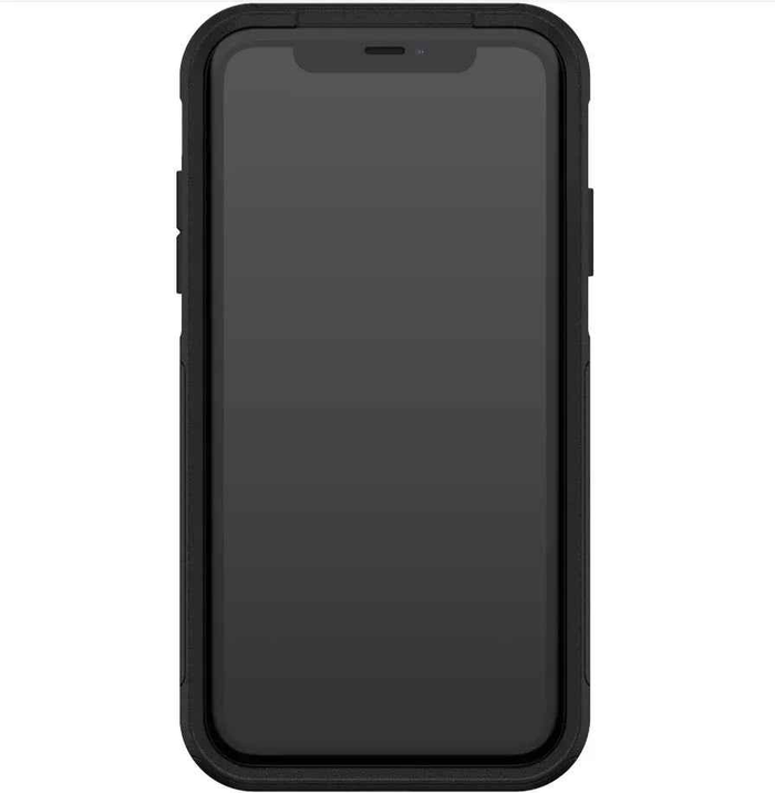 Techplus iPhone 11 Pro Max dual layer armor hard case showing rugged design and precise cutouts for buttons and camera protection.