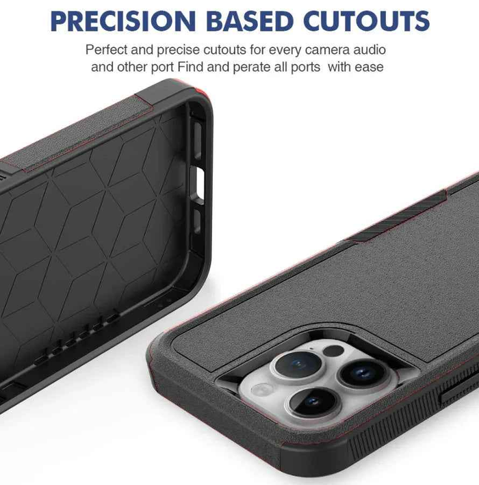 Techplus iPhone 11 Pro Max dual layer armor hard case showing rugged design and textured surface for enhanced protection.