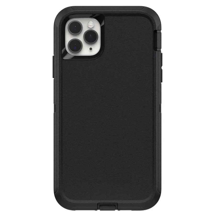 Techplus iPhone 11 Pro Max triple layer armor hard case showing durable, protective design with textured surface and precise cutouts.