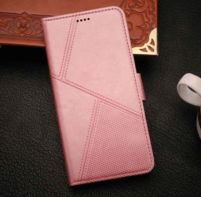 Black techplus iPhone SE 2020 flip wallet case with cowhide dot pattern, offering stylish protection for mobile phones.