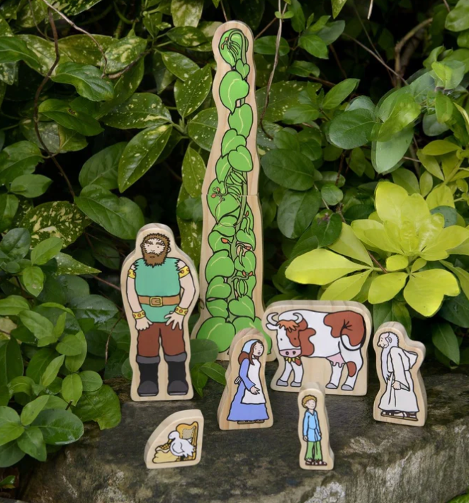 Yellow Door Wooden Jack and the Beanstalk Characters