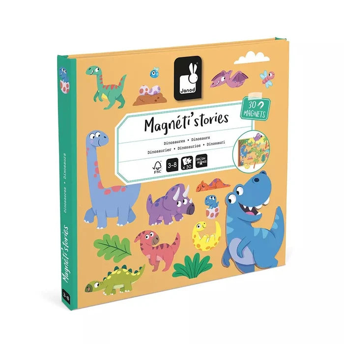 Janod Magnéti'stories Dinosaurs Book JO5450 - Little Whispers