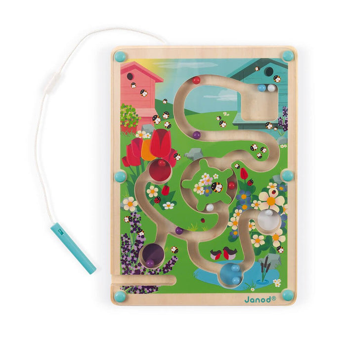 Janod Wooden Magnetic Beehive Maze - Little Whispers