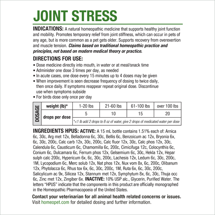 JOINT STRESS