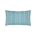 Lagoon small scale stripe outdoor pillow square size for classic patio decor