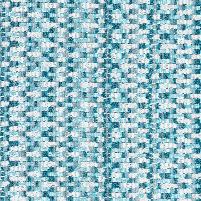 Detail image of Lagoon small scale stripe outdoor pillow square size for classic patio decor