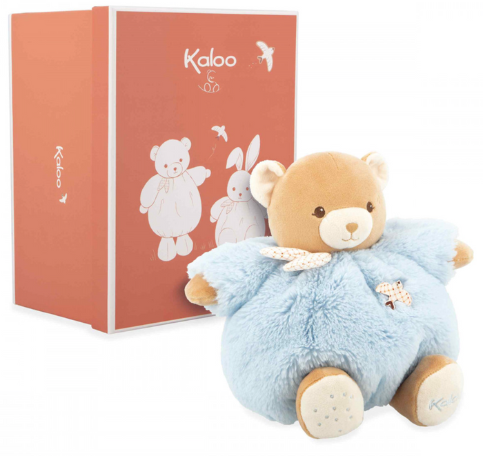 Kaloo Blue Large Plush Chubby Bear 25cm