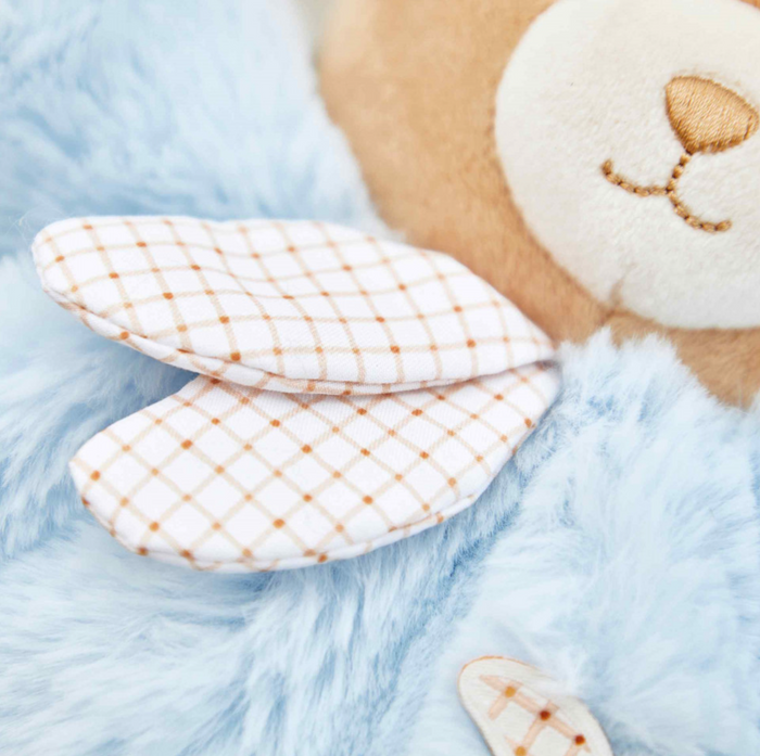 Kaloo Blue Large Plush Chubby Bear 25cm