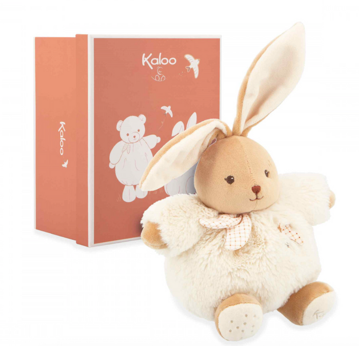 Kaloo Cream Small Plush Chubby Rabbit
