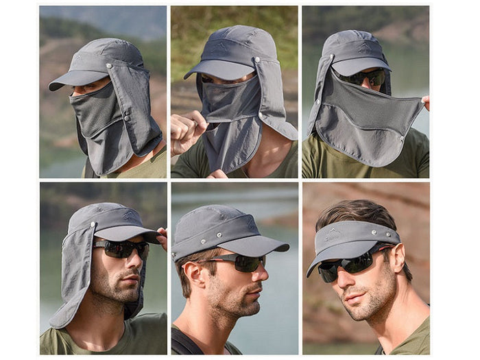 Khaki wide brim bucket hat by dealonline.co.nz, outdoor fishing and hiking sun hat with UV protection and stylish design