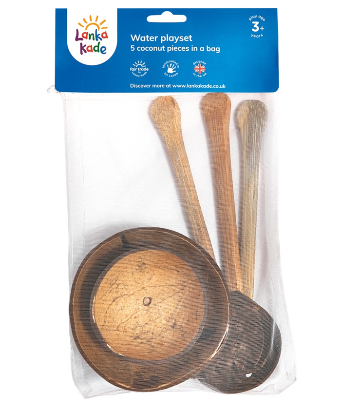 Lanka Kade Water Play Set, Coconut Shell 5pcs