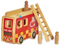 Lanka Kade Wooden Fire Engine Playset