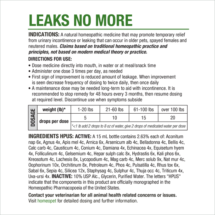 LEAKS NO MORE