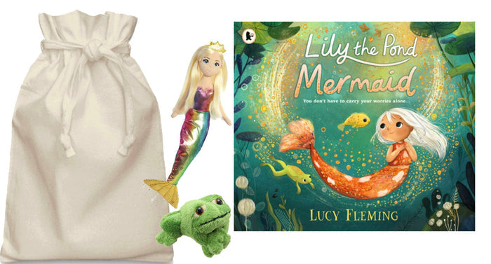 Lily the Pond Mermaid Story Sack with Mermaid Soft Toy