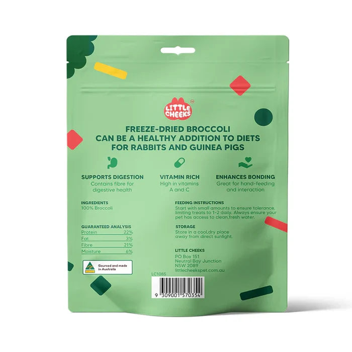 LITTLE CHEEKS FREEZE DRIED BROCCOLI 10G