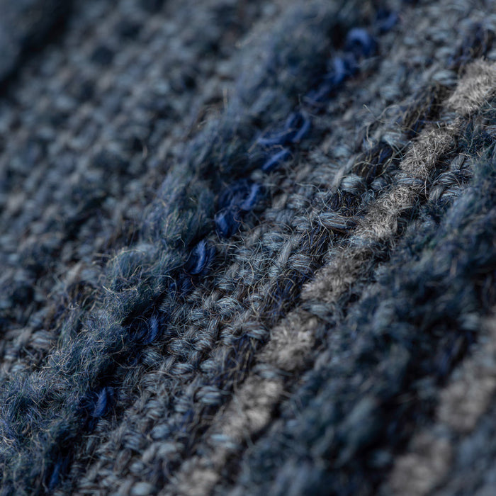 Luxe Stripe Indigo Orb | 12" Round