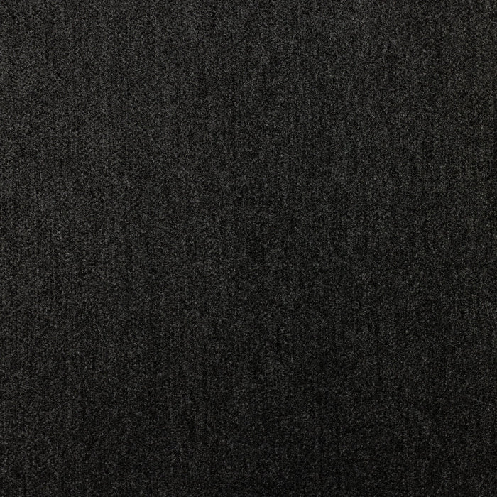 Detail image of Deep charcoal luxury velour fabric for outdoor safe use