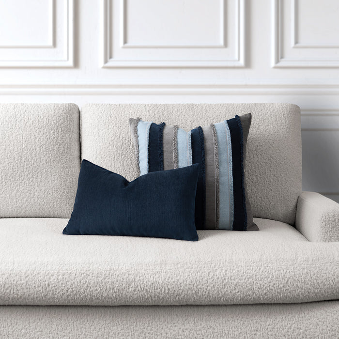 Luxe Velour Indigo | 12"x20"