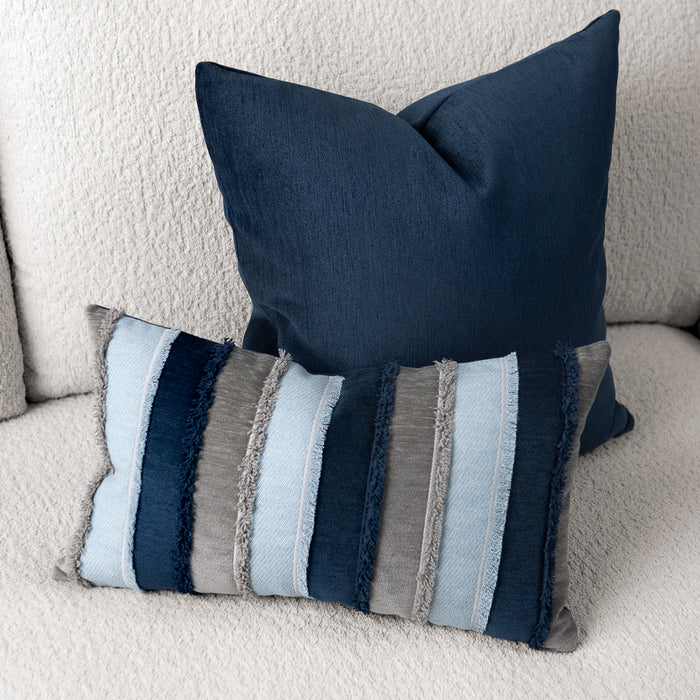 Luxe Velour Indigo | 20"x20"