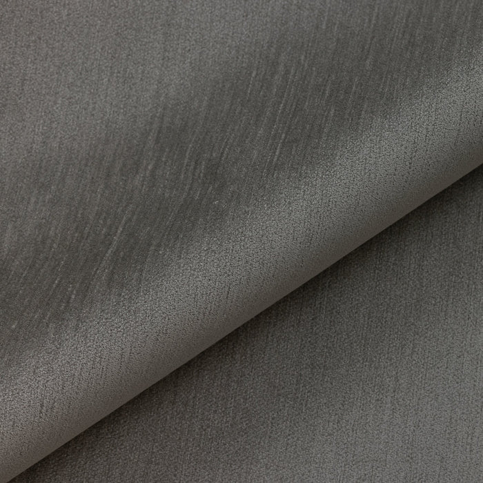 Close shot texture image of Soft pewter gray outdoor-safe velour-textured fabric - Luxe Velour Pewter by Elaine Smith