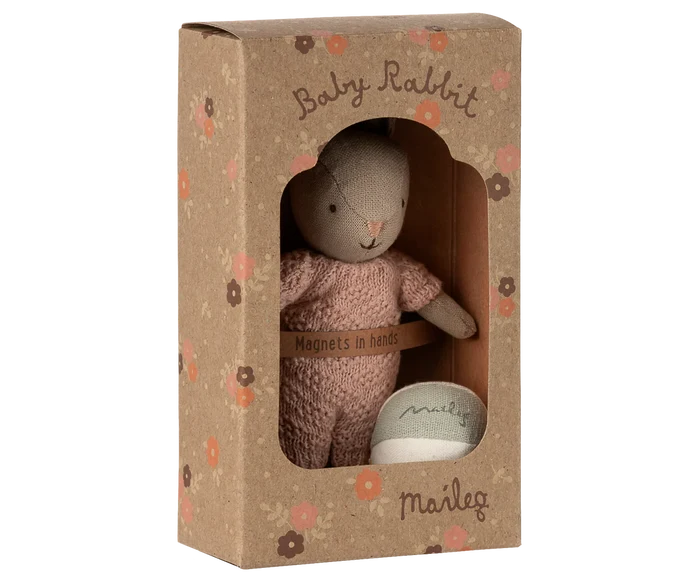 Maileg Baby Rabbit Set Micros Sand Rose