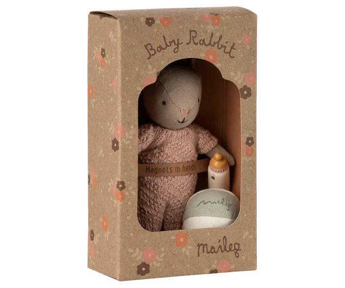 Maileg Baby Rabbit Set Micros Sand Rose