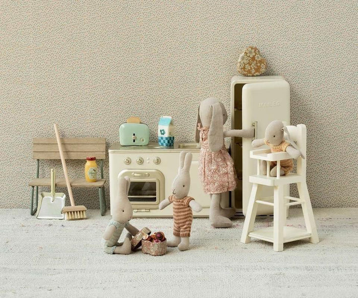 Maileg Fall Winter 24 Miniature Fridge Off White PREORDER ONLY - Ruby & Grace