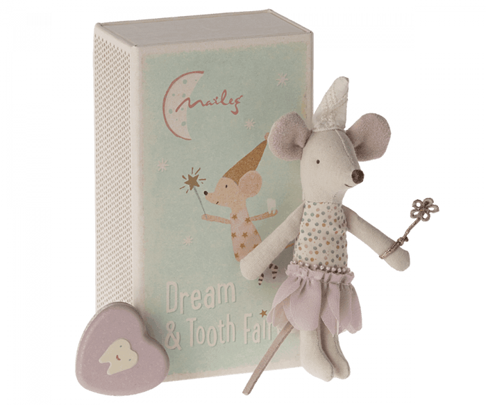Maileg Tooth Fairy Little Sister Mouse in Matchbox 2024 Preorder Only - Ruby & Grace