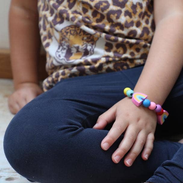 Make Your Own Rainbow Bracelet | Little Whispers