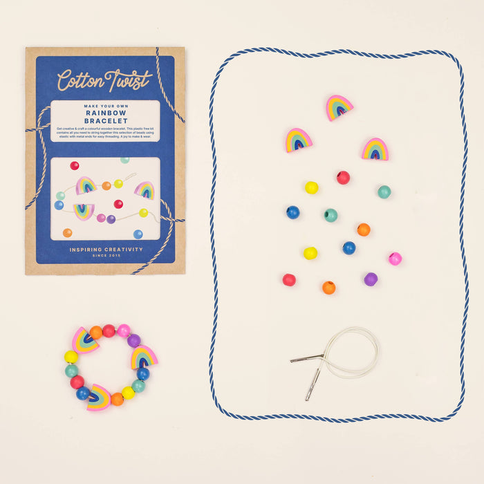 Make Your Own Rainbow Bracelet | Little Whispers