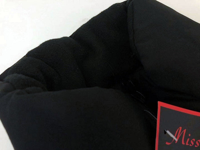 Black Dealonlinenz size 3XL thermal vest or sleeveless jacket, close-up view showing fabric texture and fit details.