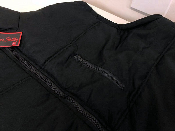Black DealOnline.co.nz size 3XL sleeveless thermal vest or jacket with a fitted design and lightweight fabric.