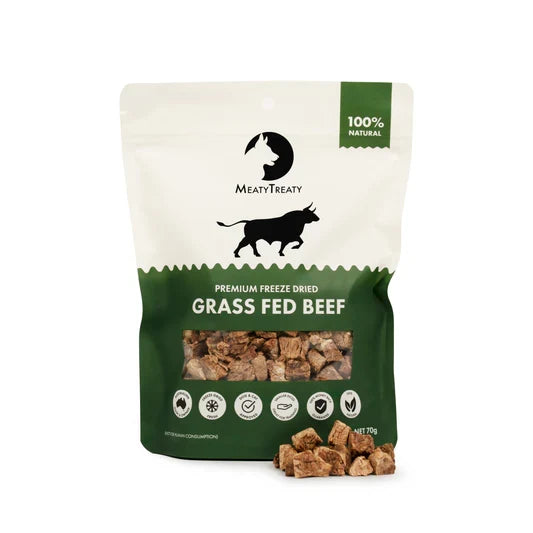 MEATY TREAT GRASS FED BEEF 70G