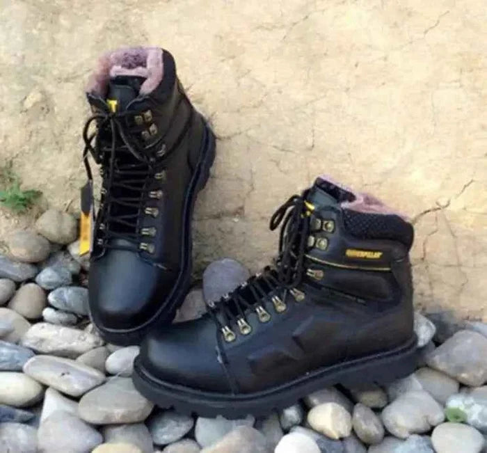 Black cotton shoes / 47