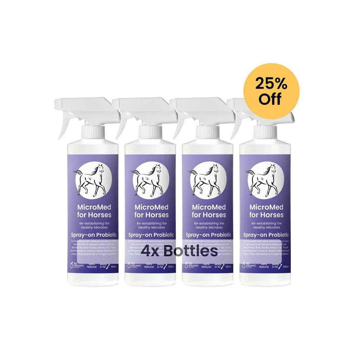 MicroMed for Horses Acute Care bottle, a 500ml Immediate Care product designed for horse health and first aid.