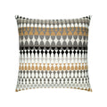 Neutral striped multicolor outdoor pillow square size for lively indoor and outdoor decor