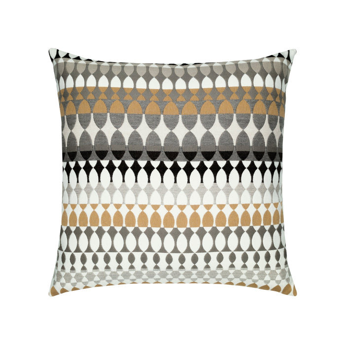Neutral striped multicolor outdoor pillow square size for lively indoor and outdoor decor