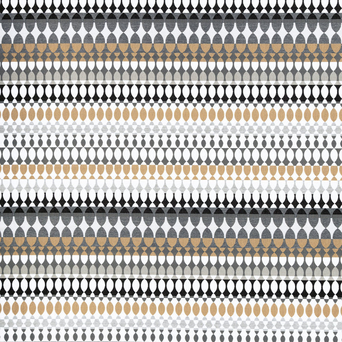 Modern Oval Dune – outdoor-safe woven fabric by Elaine Smith, ideal for high-end commercial and residential applications.-full fabric repeat image