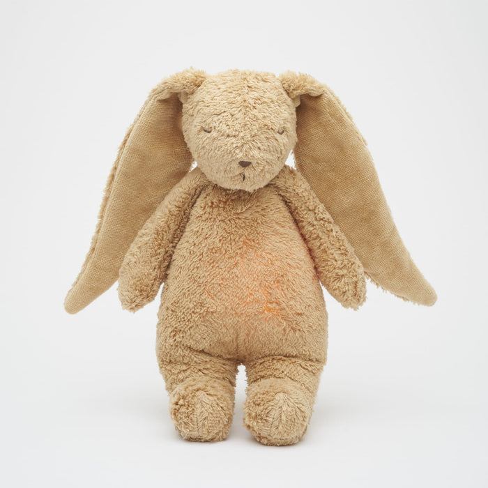 Moonie 2.0 Cappuccino Nature Bunny - The Organic Hummy Bunny with Lamp - Little Whispers